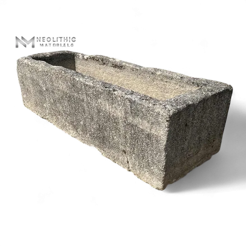 Antique French Limestone Trough - Image 1